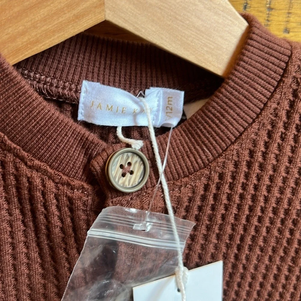 NWT Jamie Kay Organic Cotton Waffle Logan Onepiece